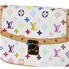 Image 2 : Louis Vuitton White Multicolor Monogram Sologne Shoulder Bag