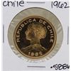 1962 Chile 100 Pesos Reublica De Chile Gold Coin