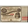 Image 1 : 1878 $5 State of Lousiana Baby Bond Obsolete Note