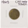 Image 1 : 1863 Oliver Boutwell Miller Civil War Token