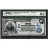 Image 1 : 1902DB $10 First NB Saratoga Springs, NY National Note PMG Choice Uncirculated 6