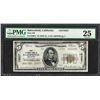 Image 1 : 1929 $5 First National Bank in Bakersfield, CA Note CH#10357 PMG Very Fine 25