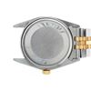 Image 6 : Rolex Men's Two Tone 14K Black Diamond 36MM Datejust Wristwatch