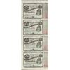 Image 1 : Uncut Sheet of (4) State of Louisiana Baby Bond Obsolete Notes