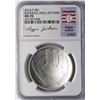 Image 1 : 2014-P $1 Baseball Hall of Fame Coin NGC MS70 Reggie Jackson