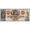 Image 1 : 1800's $10 Bank of Hagerstown, MD Obsolete Note