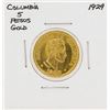 Image 1 : 1929 Columbia 5 Pesos Gold Coin