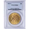 Image 1 : 1891-S $20 Liberty Head Double Eagle Gold Coin PCGS MS61