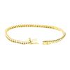 Image 4 : 14KT Yellow Gold 2.00 ctw Diamond Tennis Bracelet