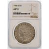 Image 1 : 1888-S $1 Morgan Silver Dollar Coin NGC AU53