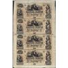 Image 1 : Uncut Sheet of 1800's $50 Canal Bank Obsolete Notes