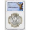 Image 1 : 1982Mo Mexico Libertad Onza Silver Coins NGC MS67