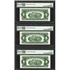 Image 2 : Lot of (3) Consecutive 1928G $2 Legal Tender Notes Fr.1508 PMG Gem Uncirculated