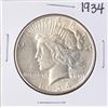 Image 1 : 1934 $1 Peace Silver Dollar Coin