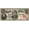 Image 1 : 1880 $5 Woodchopper Legal Tender Note