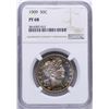 Image 1 : 1909 Barber Half Dollar Proof Coin NGC PF68