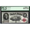 Image 1 : 1917 $2 Legal Tender Note Fr.60 PCGS Gem New 66PPQ