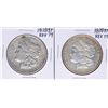Image 1 : Lot of (2) 1878 7TF Reverse of 79' $1 Morgan Silver Dollar Coins