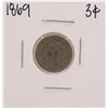 Image 1 : 1869 Nickel Three Cent Piece Coin