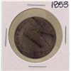 Image 1 : 1853 Liberty Seated Half Dollar Coin Arrows & Rays