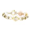 Image 2 : 18KT Rose, Yellow and White Gold 0.20 ctw Diamond Bracelet