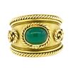 Image 2 : 18KT Yellow Gold 2.00 ctw Chalcedony Ring