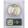 Image 2 : 1935 $1 Peace Silver Dollar Coin PCGS MS62