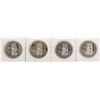 Image 2 : Lot of (4) 1958 Canada $1 Silver Dollar Coins
