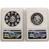 Image 2 : Lot of 2018 Mexico 1 Onza & 1/2 Onza Libertad Proof Coins NGC PF70 Ultra Cameo