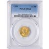 Image 1 : 1928 $2 1/2 Indian Head Quarter Eagle Gold Coin PCGS MS64