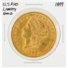Image 1 : 1899 $20 Liberty Head Double Eagle Gold Coin