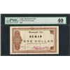 Image 1 : 1933 $1 Roosevelt City Scrip Note PMG Extremely Fine 40