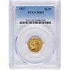 Image 1 : 1927 $2 1/2 Indian Head Quarter Eagle Gold Coin PCGS MS62