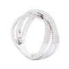 Image 3 : 14KT White Gold 0.70 ctw Diamond Ring