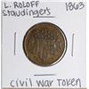 Image 1 : 1863 L. Roloff Staudinger's Civil War Token