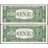 Image 2 : Lot of (2) Consecutive 1957A $1 Silver Certificate STAR Notes