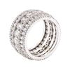 Image 2 : 18KT White Gold 8.00 ctw Diamond Band