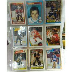 HOCKEY CARDS - SHEET OF 9 - ASSORTED
