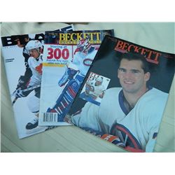 HOCKEY MAGAZINES - 3TTL  - BECKETT HOCKEY MONTHLY (DEC. '93 & DEC. '95) & BLAZE '97