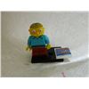 Image 1 : LEGO MINI FIGURE - BART SIMPSON FIGURE - WITH STAND & BOOK
