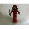 Image 1 : MINI FIGURE - RED - WITH 2 WEAPONS