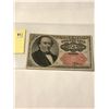 Image 1 : Rare 1874 Bust of Treasury Secretary Robert J Walker 25 Cents Fractional Currency in High Grade