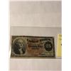 Image 1 : Extremely Rare 1863  Bust of George Washington Portriat 25 Cents Fractional Currency in VF-XF Grade