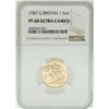 Image 1 : 1987 Great Britain Sovereign Gold Coin NGC PF68 Ultra Cameo