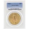 Image 1 : 1924 $20 St. Gaudens Double Eagle Gold Coin PCGS MS65