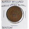 Image 1 : 1834/1835 Alfred Willard Wholesale Token
