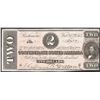 Image 1 : 1864 $2 Confederate States of America Note