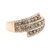 Image 1 : 14KT Rose Gold 1.45 ctw Diamond Ring