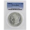 Image 1 : 1881-S $1 Morgan Silver Dollar Coin PCGS MS66