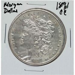 1891-CC $1 Morgan Silver Dollar Coin